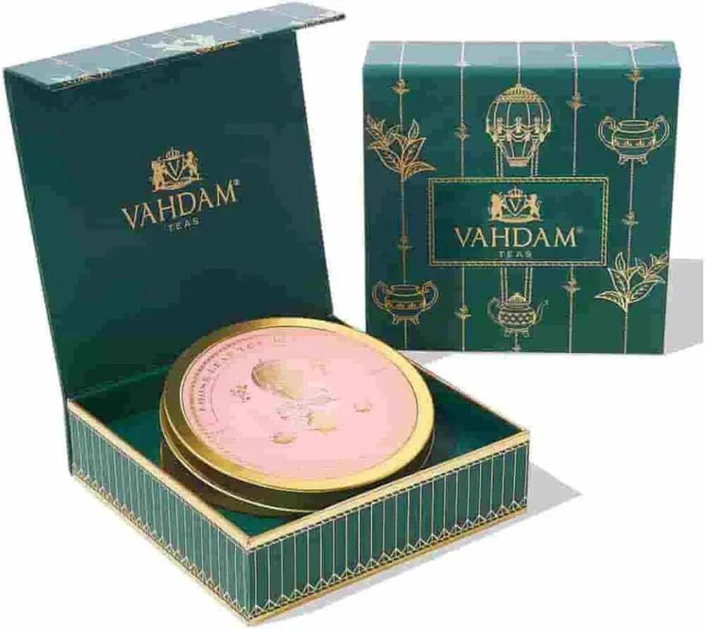 VAHDAM Private Reserve Blooming Rose Loose Leaf Black Tea Gift Set SEALED